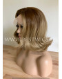 Synthetic lace front wig Wavy Cool-toned ashy highlights 