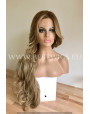 Synthetic lace front wig Wavy Cool-toned ashy highlights 