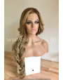 Synthetic lace front wig Wavy Cool-toned ashy highlights 