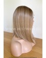 Straight Synthetic Lace Front Wig Middle Part