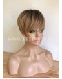 Synthetic Machine-Made Short Rooted Omber Wig