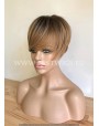 Synthetic Machine-Made Short Rooted Omber Wig
