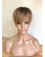 Synthetic Machine-Made Short Rooted Omber Wig