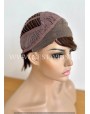 Short Brown Human Hair Wig – Lace Front Signature Hair Cut