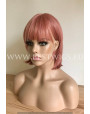 Synthetic Machine-made wig short Sienna color