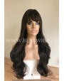 Synthetic wig Stright long hair with bangs