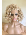 Synthetic lace front wig Wavy Blond Hair
