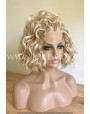 Synthetic lace front wig Wavy Blond Hair