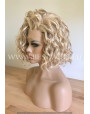 Synthetic lace front wig Wavy Blond Hair