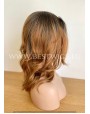 Brown Ombre Straight Synthetic Lace Front Wig
