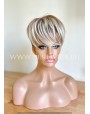 Synthetic Machine-Made Short Coffee Wig