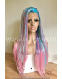 Synthetic lace front wig Straight long hair / 6 dyes / Double volume / Limited edition