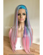 Synthetic lace front wig Straight long hair / 6 dyes / Double volume / Limited edition