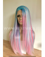Synthetic lace front wig Straight long hair / 6 dyes / Double volume / Limited edition