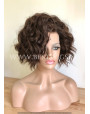 Synthetic lace front wig Wavy Choco short hair / Double volume