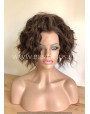 Synthetic lace front wig Wavy Choco short hair / Double volume