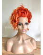 Synthetic lace front wig Wavy short hair Fire Foxy