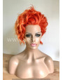 Synthetic lace front wig Wavy short hair Fire Foxy