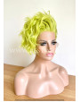 Pear Green Lace Front Short Wig
