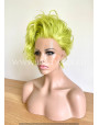 Pear Green Lace Front Short Wig