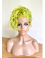 Pear Green Lace Front Short Wig