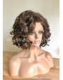 Chocolate Brown Synthetic Lace Front Wig Beach Waves