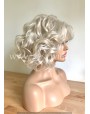 Light Ash Blonde Synthetic Lace Front Wig Beach Waves