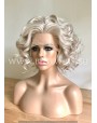 Light Ash Blonde Synthetic Lace Front Wig Beach Waves