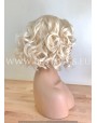 Platinum Blonde Synthetic Lace Front Wig Beach Waves