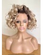 Rooted Pearl Synthetic Lace Front Wig Beach Waves