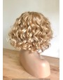 Strawberry Blonde Synthetic Lace Front Wig Beach Waves