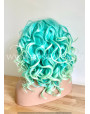 Aqua Green Lace Front Wig Beach Waves