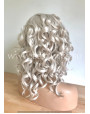 Synthetic lace front wig Wavy Light Ashen Blonde hair