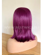 Deep Purple Straight Synthetic Lace Front Wig