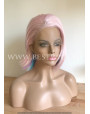 Synthetic lace front wig Straight Licorne short hair