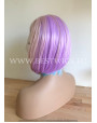 Synthetic lace front wig Straight Licorne short hair