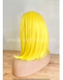 Yellow Straight Synthetic Lace Front Wig 