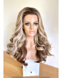 Balayage Wavy Synthetic Lace Front Wig