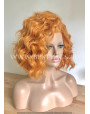 Synthetic lace front wig Wavy Ginger hair / Double volume