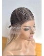 Rooted Wavy Synthetic Lace Front Wig With Middle Part