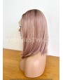 Rooted Lilac Synthetic Lace Front Wig Middle Part