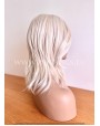 Blonde Wavy Synthetic Lace Front Wig Middle Part