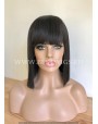 Synthetic Wig With Bangs Crazy Horse Style
