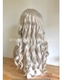 Sylver Blonde Wavy Synthetic Half Lace Wig