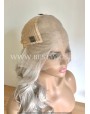 Sylver Blonde Wavy Synthetic Half Lace Wig