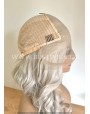 Sylver Blonde Wavy Synthetic Half Lace Wig
