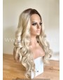 Rooted Pearl Synthetic Lace Front Wig Beach Waves