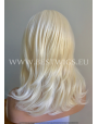 Synthetic lace front wig Straight blond short hair