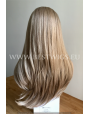 Synthetic lace front wig Stright blond long hair