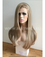 Synthetic lace front wig Stright blond long hair
